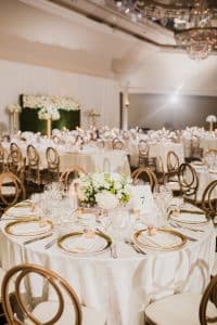 Beautiful white garden wedding at Bellevue Manor