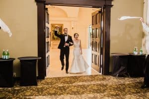 Beautiful white garden wedding at Bellevue Manor