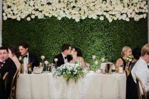 Beautiful white garden wedding at Bellevue Manor