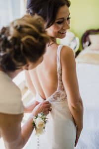 Beautiful white garden wedding at Bellevue Manor