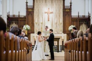 Beautiful white garden wedding at Bellevue Manor