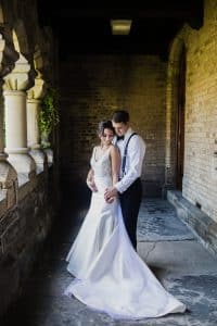 Beautiful white garden wedding at Bellevue Manor