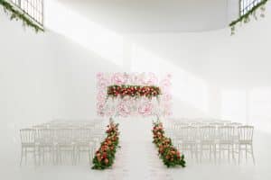 Modern Whimsical Wedding Ceremony at District 28