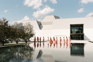 Pink and Coral Wedding at Aga Khan Museum