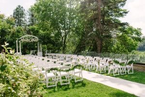 Chic White and Green Garden Wedding