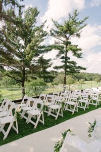 Chic White and Green Garden Wedding