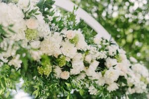 Chic White and Green Garden Wedding