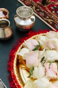 Pink and Coral Wedding Ceremony at Aga Khan Museum