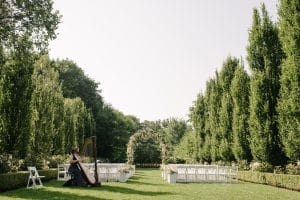 Beautiful outdoor wedding at Graydon Hall Manor