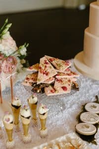 Luxurious sweets table - Beautiful outdoor wedding at Graydon Hall Manor