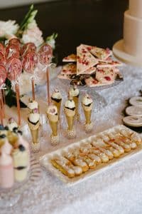 Luxurious sweets table - Beautiful outdoor wedding at Graydon Hall Manor