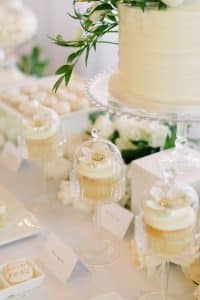 Luxury sweets table with Bobbette and Belle