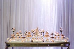 Luxurious Enchanted Garden Wedding Sweets Table, with Rebecca Chan Weddings and Events rebeccachan.ca