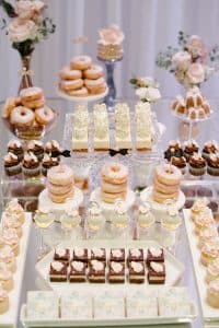 Luxurious Enchanted Garden Wedding Sweets Table, with Rebecca Chan Weddings and Events rebeccachan.ca