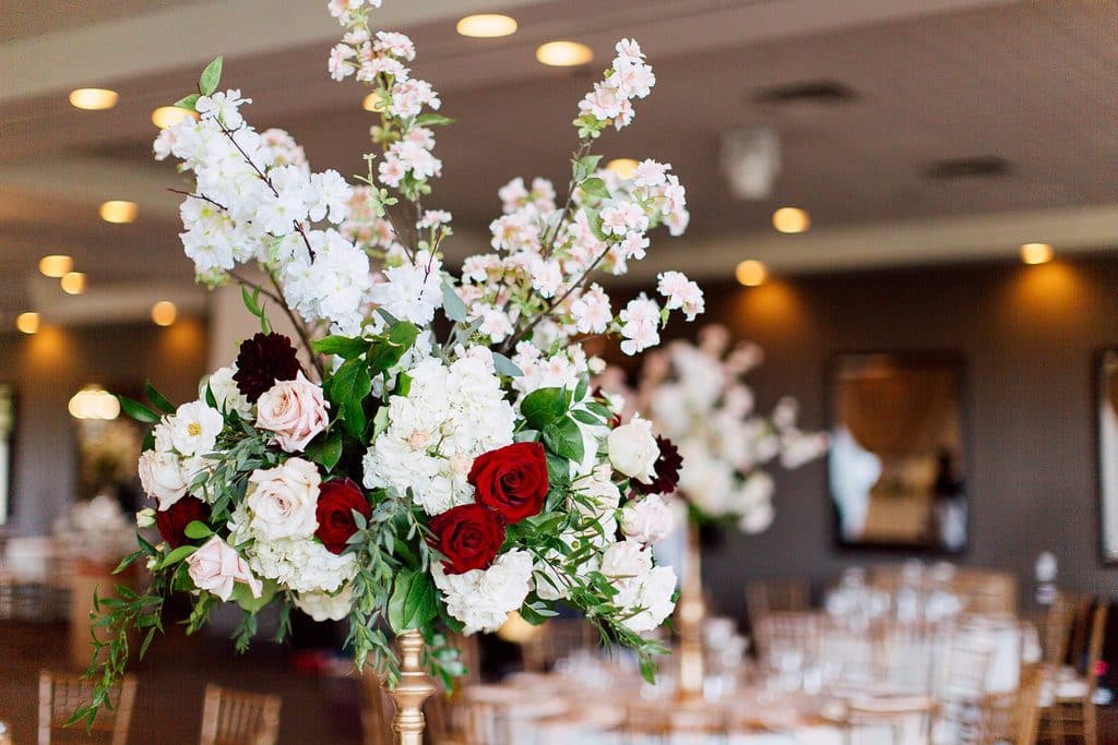 Merlot, Blush and Champagne Alexander McQueen Inspired Wedding