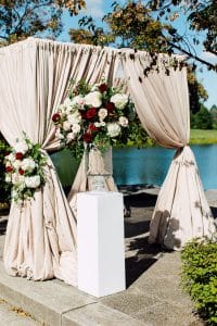 Merlot, Blush and Champagne Alexander McQueen Inspired Wedding