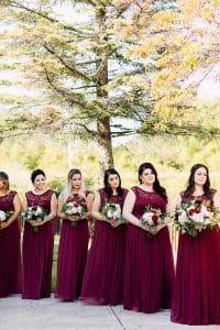 Merlot, Blush and Champagne Alexander McQueen Inspired Wedding