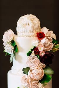 Merlot, Blush and Champagne Alexander McQueen Inspired Wedding