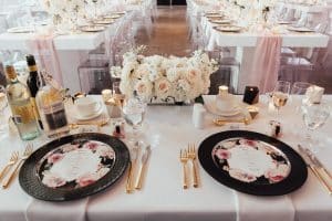 Modern and Graphic Wedding at Airship37