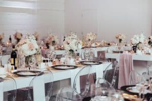 Modern and Graphic Wedding at Airship37