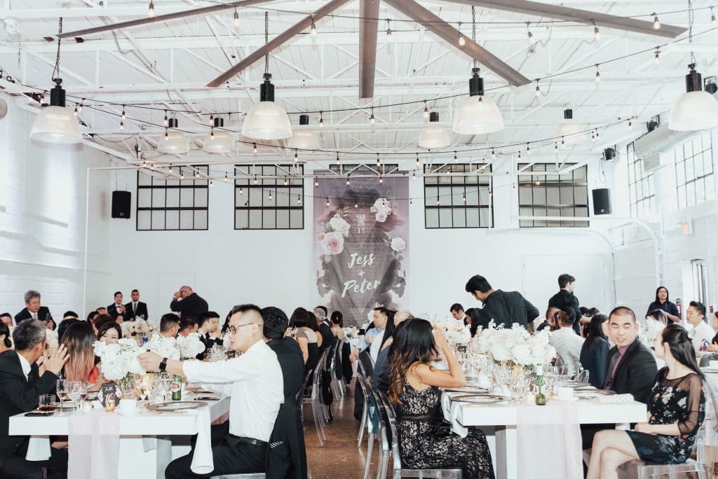 Modern and Graphic Wedding at Airship37