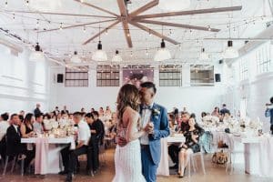 Modern and Graphic Wedding at Airship37