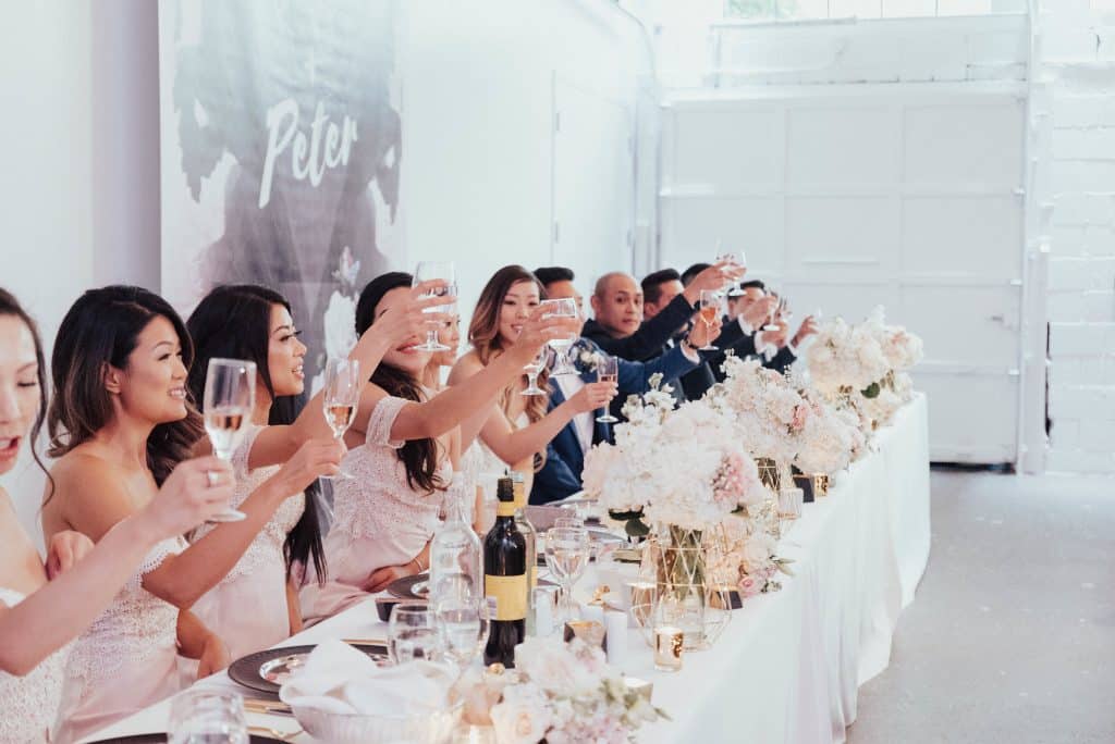 Modern and Graphic Wedding at Airship37