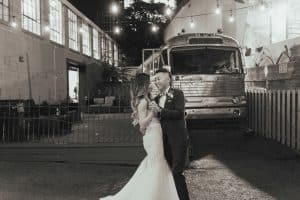 Modern and Graphic Wedding at Airship37