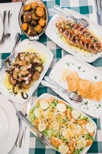 Dining at Saca-Rolhas Taberna, in The Azores Portugal