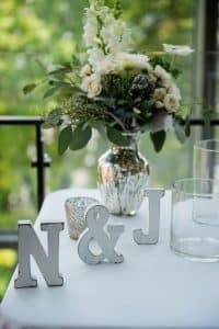 Chic, white and green wedding at Royal Conservatory Of Music