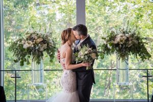 Chic, white and green wedding at Royal Conservatory Of Music