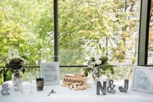 Chic, white and green wedding at Royal Conservatory Of Music