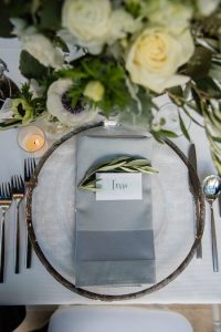 Chic, white and green wedding at Royal Conservatory Of Music