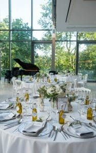 Chic, white and green wedding at Royal Conservatory Of Music