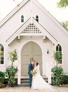 Modern red garden inspired wedding at Doctor's House