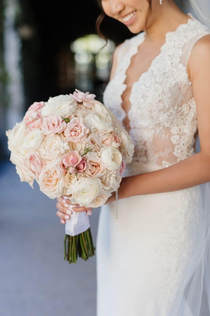 Beautiful Modern White and Blush Wedding in Toronto