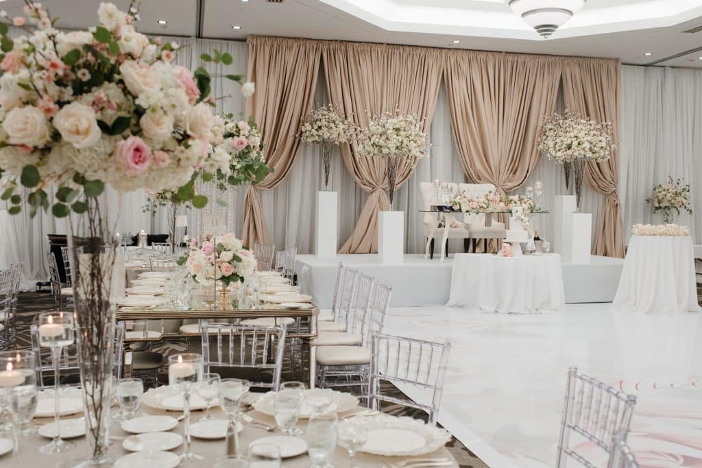 Beautiful Modern White and Blush Wedding in Toronto