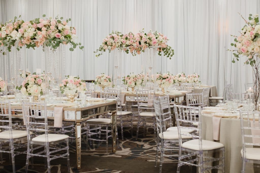 Beautiful Modern White and Blush Wedding in Toronto