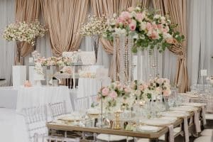 Beautiful Modern White and Blush Wedding in Toronto