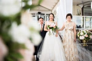 Romantic blush wedding at Palais Royale