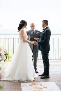 Romantic blush wedding at Palais Royale