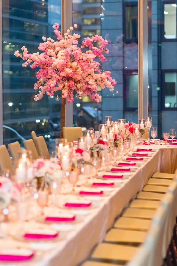 Cherry Blossom Birthday Party at Shangri-La Toronto Museum Room