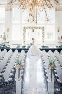 Wedding Academy at the Omni King Edward Hotel - Classic elegance wedding inspiration and a gown from Ines Di Santo