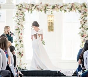 Wedding Academy at the Omni King Edward Hotel - Bow dress from Ines Di Santo
