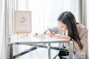 Wedding Academy at Arcadian Loft - Live calligraphy with Paula Lee Calligraphy