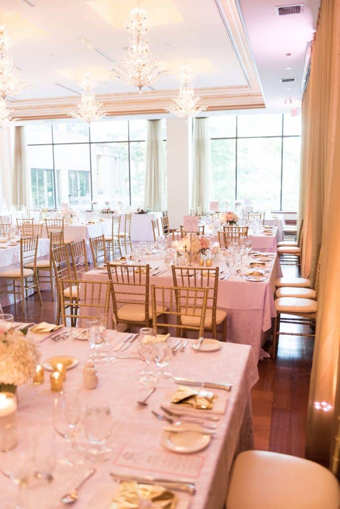 Elegant wedding with two brides at Rosewater Room