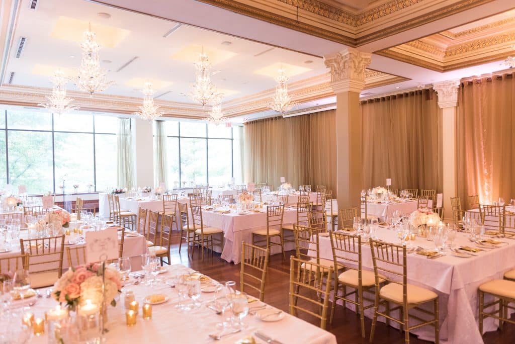 Elegant wedding with two brides at Rosewater Room