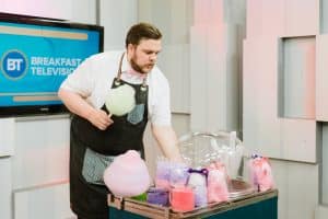 Cotton candy station - Hottest wedding trends right now from Breakfast Television Toronto, with wedding planner Rebecca Chan Weddings and Events