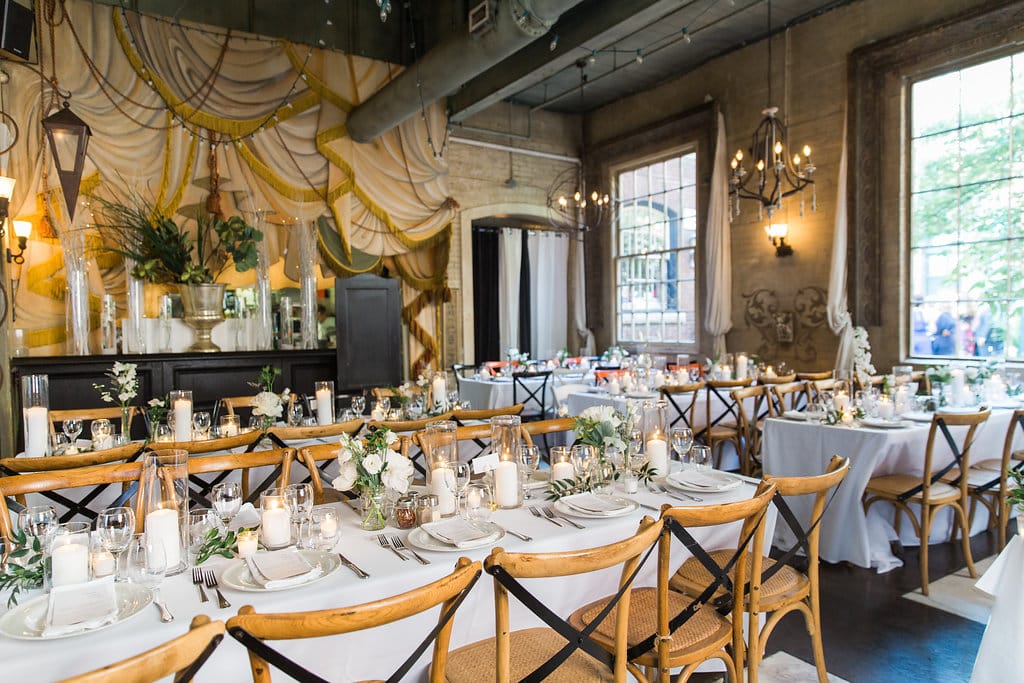 Romantic Urban Toronto Wedding in a Restaurant