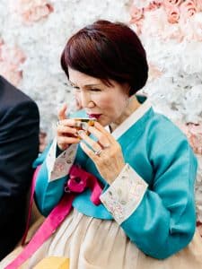 Modern Korean Chestnuts Wedding Ceremony at Malaparte Toronto